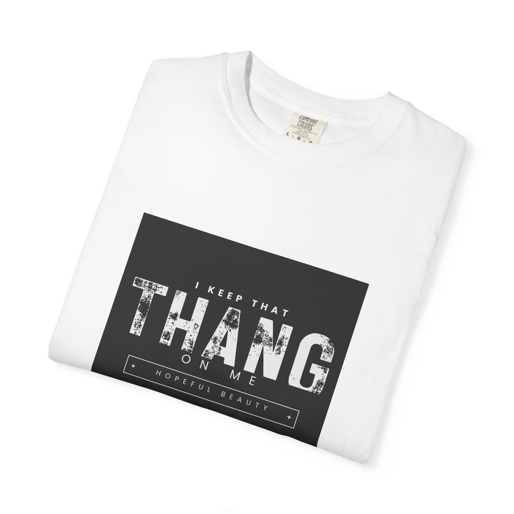 Sword of the Spirit T-Shirt — "I Keep That Thang On Me" Christian Faith Graphic Tee