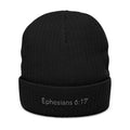 Stylish Embroidered Ribbed Knit Beanie | Ephesians 6:17 | Winter Accessory, Faith-Inspired Gift, Cozy Headwear, Daily Wear, Christian [...]