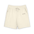 Lightweight Fleece Sweat Shorts — "and did..." Embroidered Lounge Shorts