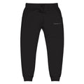 Embroidered Fleece Sweatpants — Cozy Minimalist Joggers