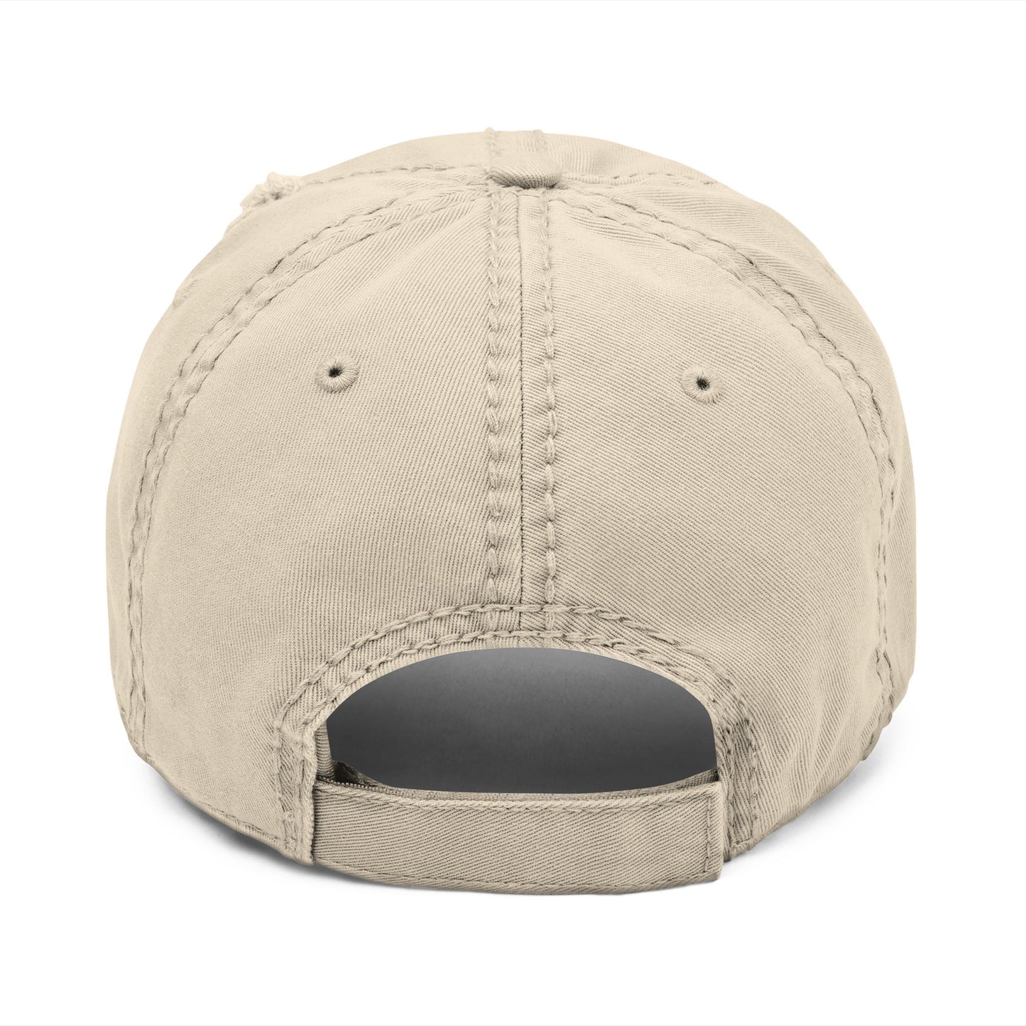 and did... Distressed Embroidered Dad Hat