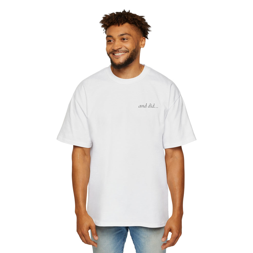 Faith Graphic Tee — "And She Did" Inspirational Christian Shirt