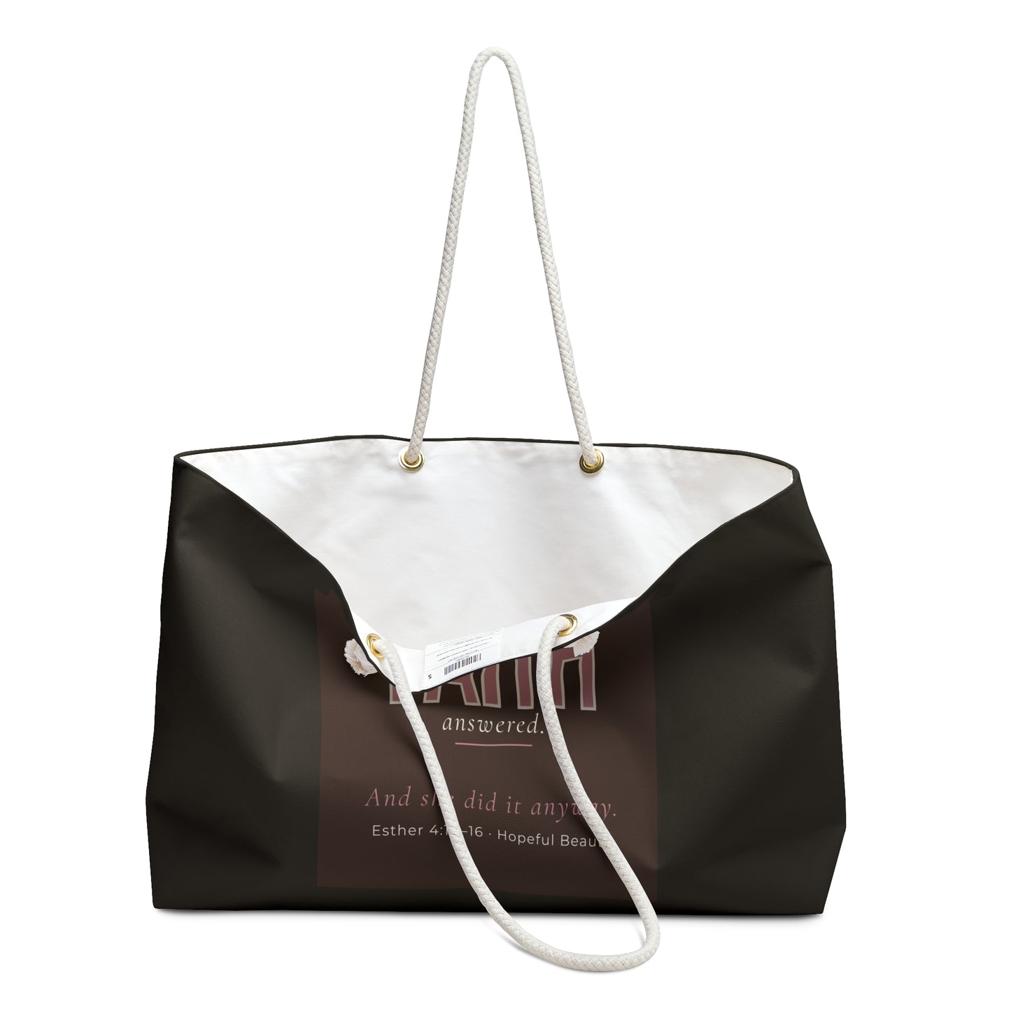 Traveling Faith Weekend Bag Travel Tote
